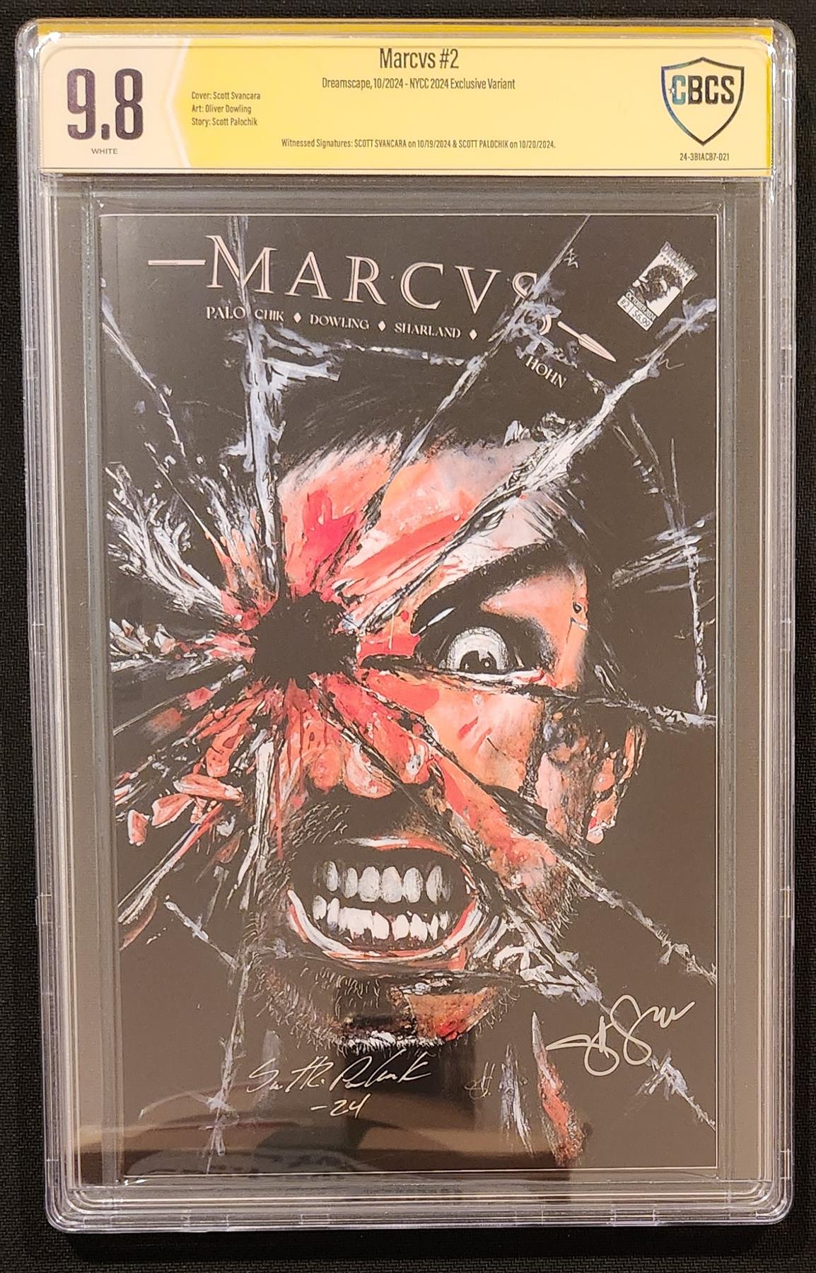 CBCS MARCVS #2 Cover C NYCC Exclusive Dreamscape Publishing 9.8 Graded Comic Book