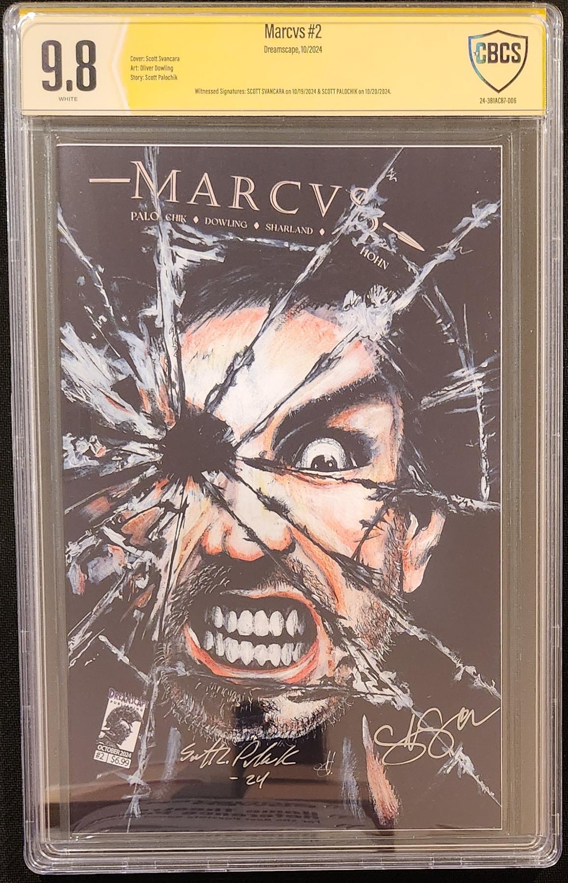 CBCS MARCVS #2 Cover A Dreamscape Publishing 9.8 Graded Comic Book