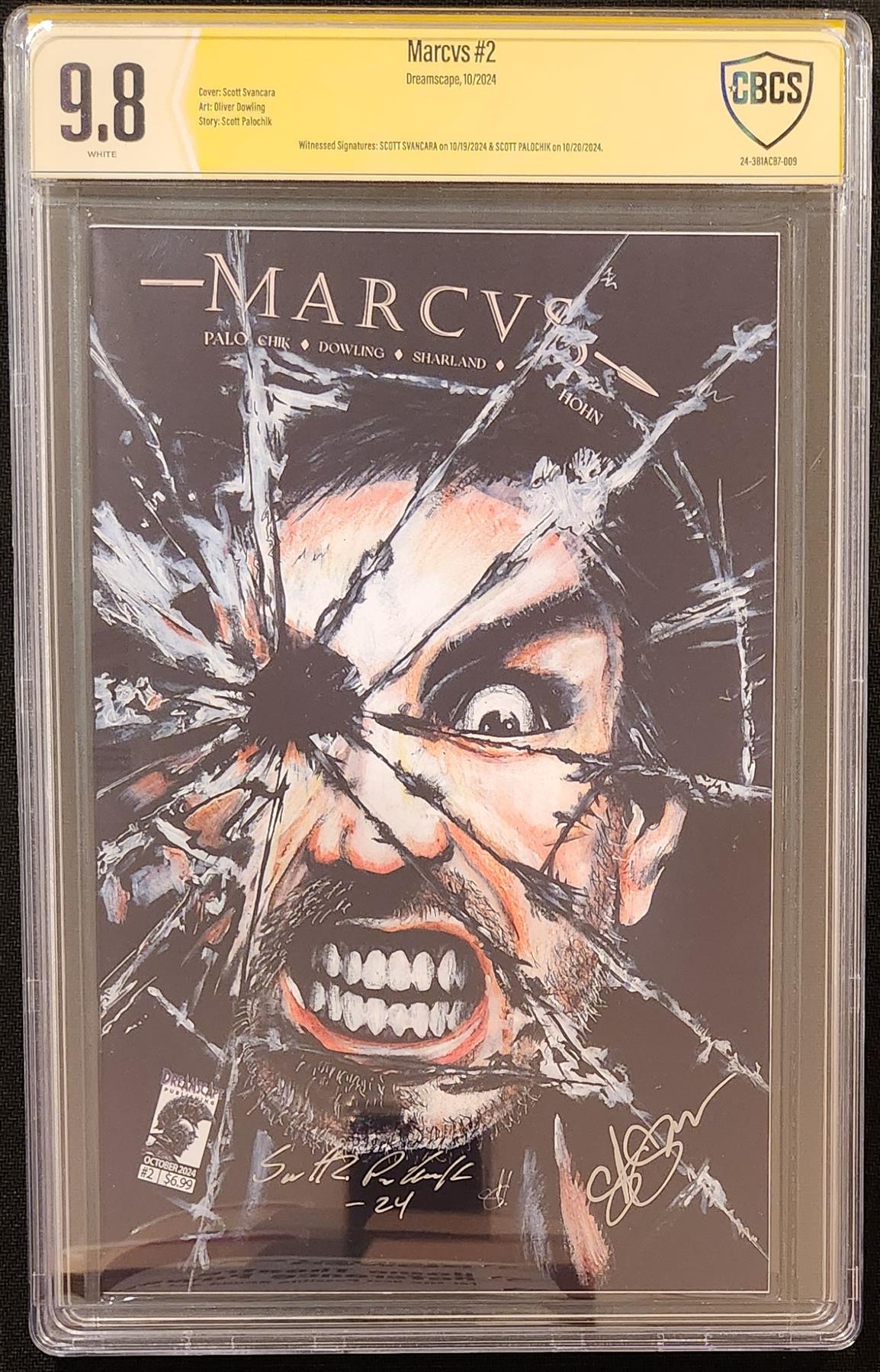 CBCS MARCVS #2 Cover A Dreamscape Publishing 9.8 Graded Comic Book