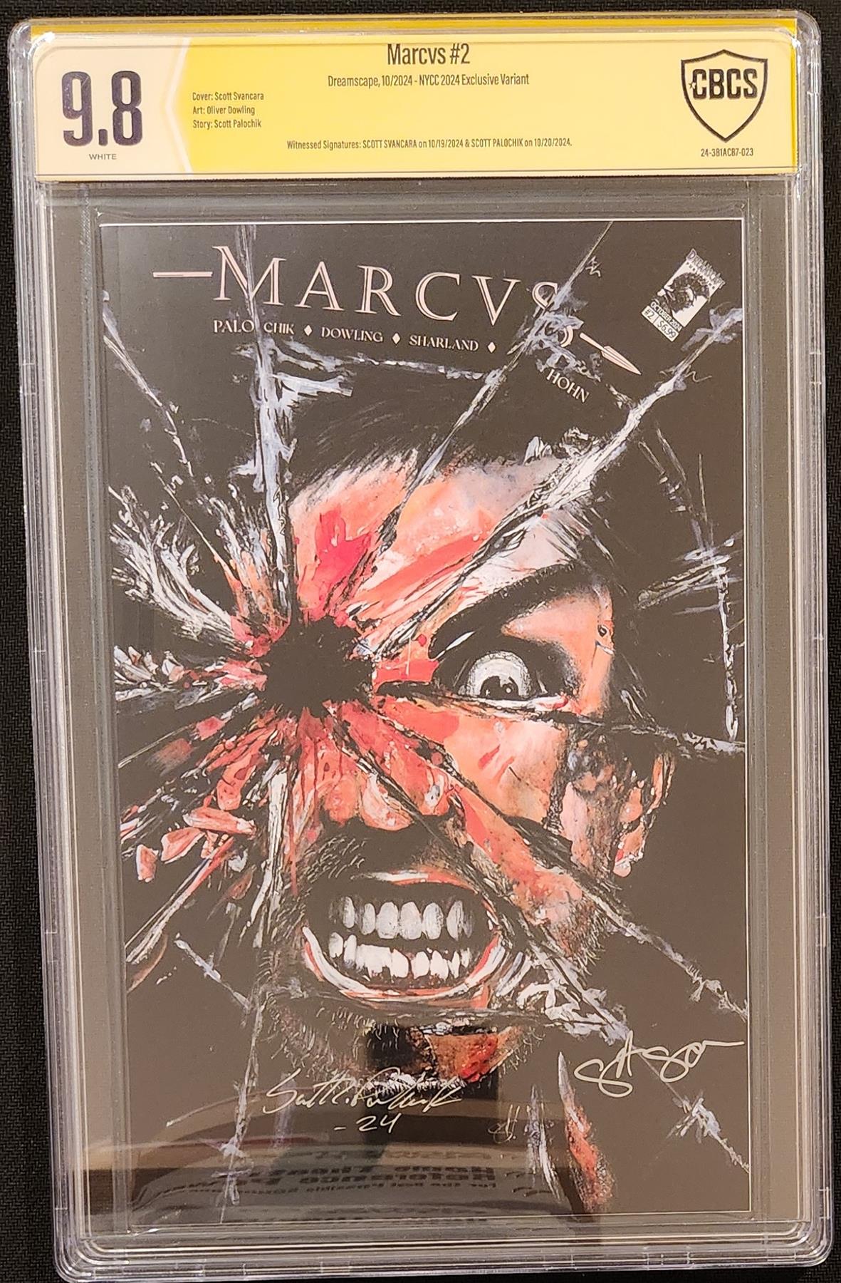 CBCS MARCVS #2 Cover C NYCC Exclusive Dreamscape Publishing 9.8 Graded Comic Book