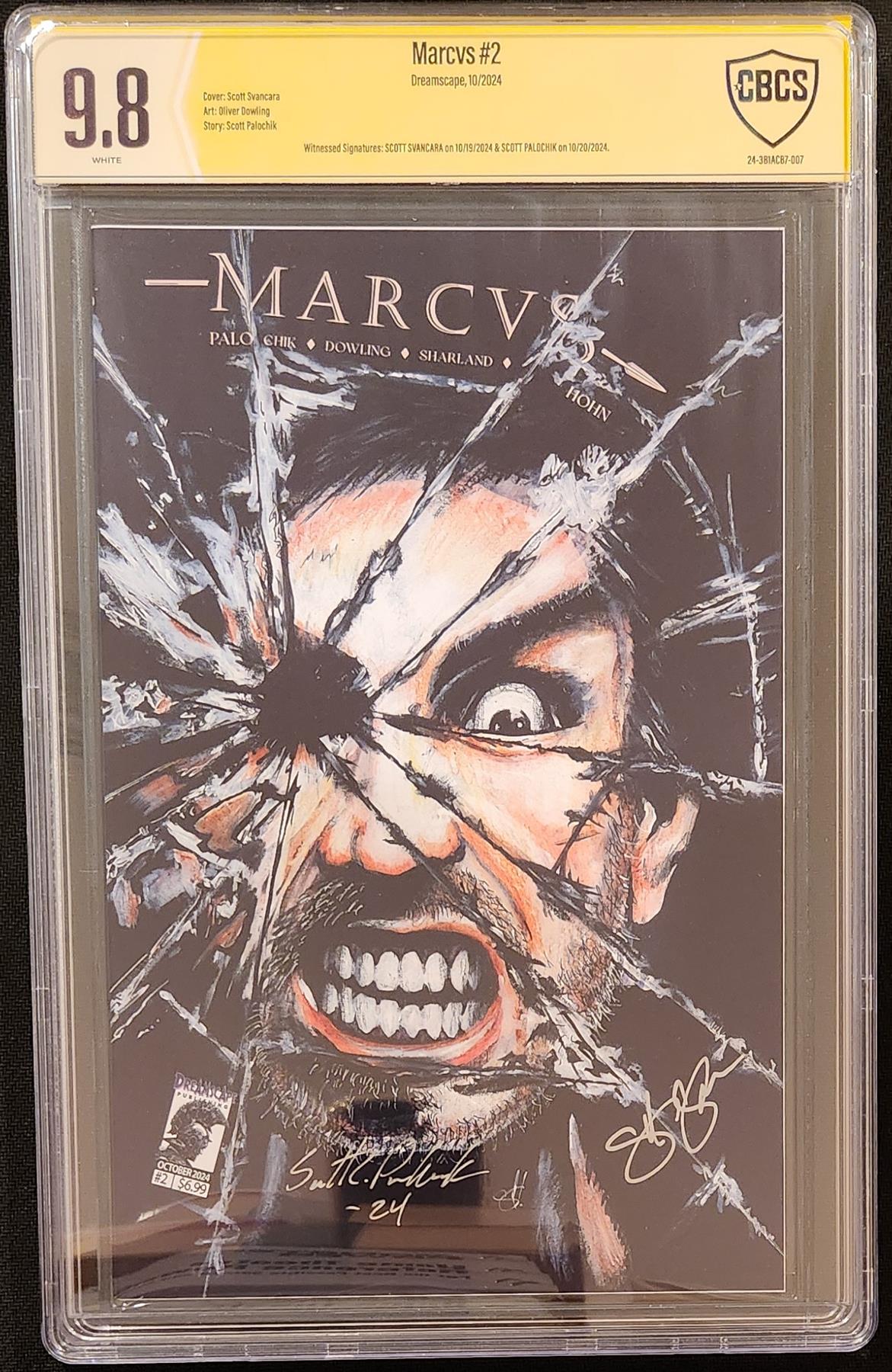 CBCS MARCVS #2 Cover A Dreamscape Publishing 9.8 Graded Comic Book