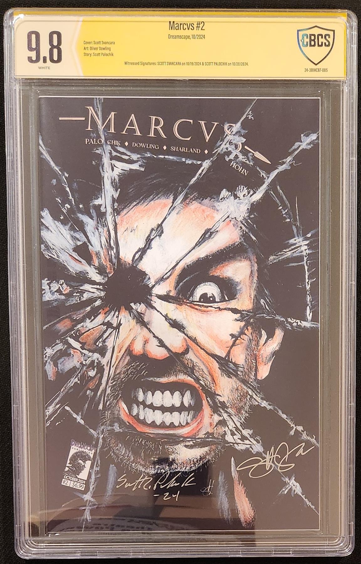 CBCS MARCVS #2 Cover A Dreamscape Publishing 9.8 Graded Comic Book