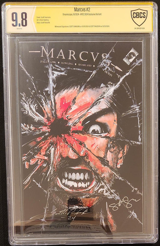 CBCS MARCVS #2 Cover C NYCC Exclusive Dreamscape Publishing  9.8 Graded Comic Book