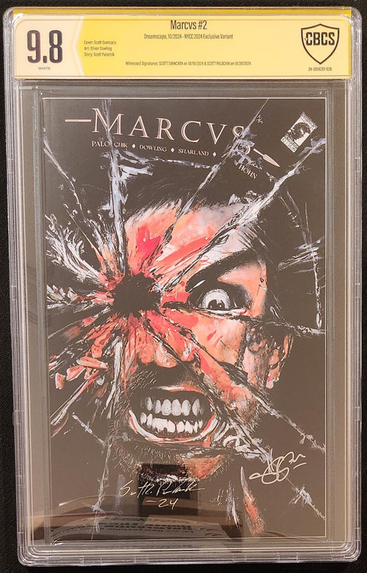 CBCS MARCVS #2 Cover C NYCC Exclusive Dreamscape Publishing  9.8 Graded Comic Book