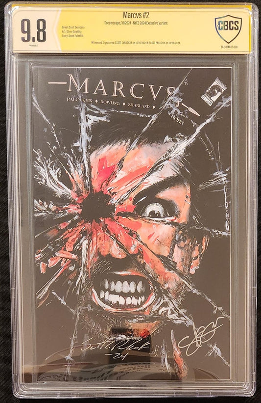 CBCS MARCVS #2 Cover C NYCC Exclusive Dreamscape Publishing  9.8 Graded Comic Book