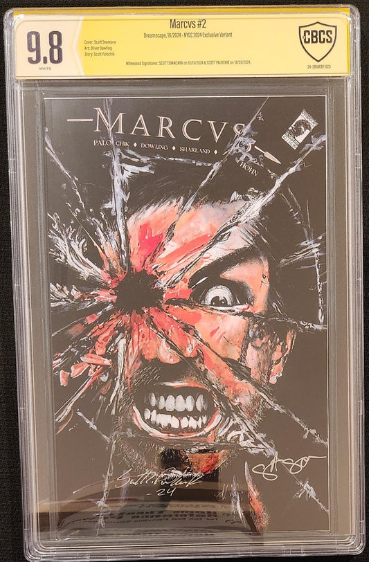 CBCS MARCVS #2 Cover C NYCC Exclusive Dreamscape Publishing  9.8 Graded Comic Book