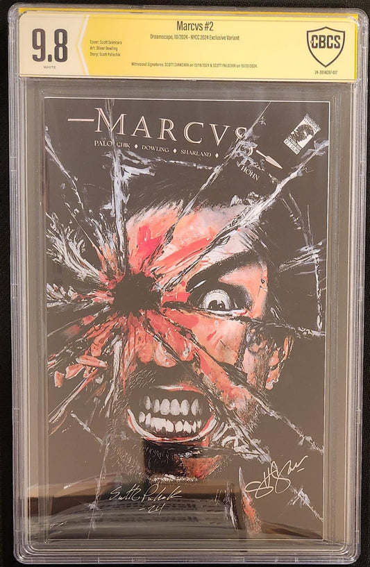 CBCS MARCVS #2 Cover C NYCC Exclusive Dreamscape Publishing  9.8 Graded Comic Book