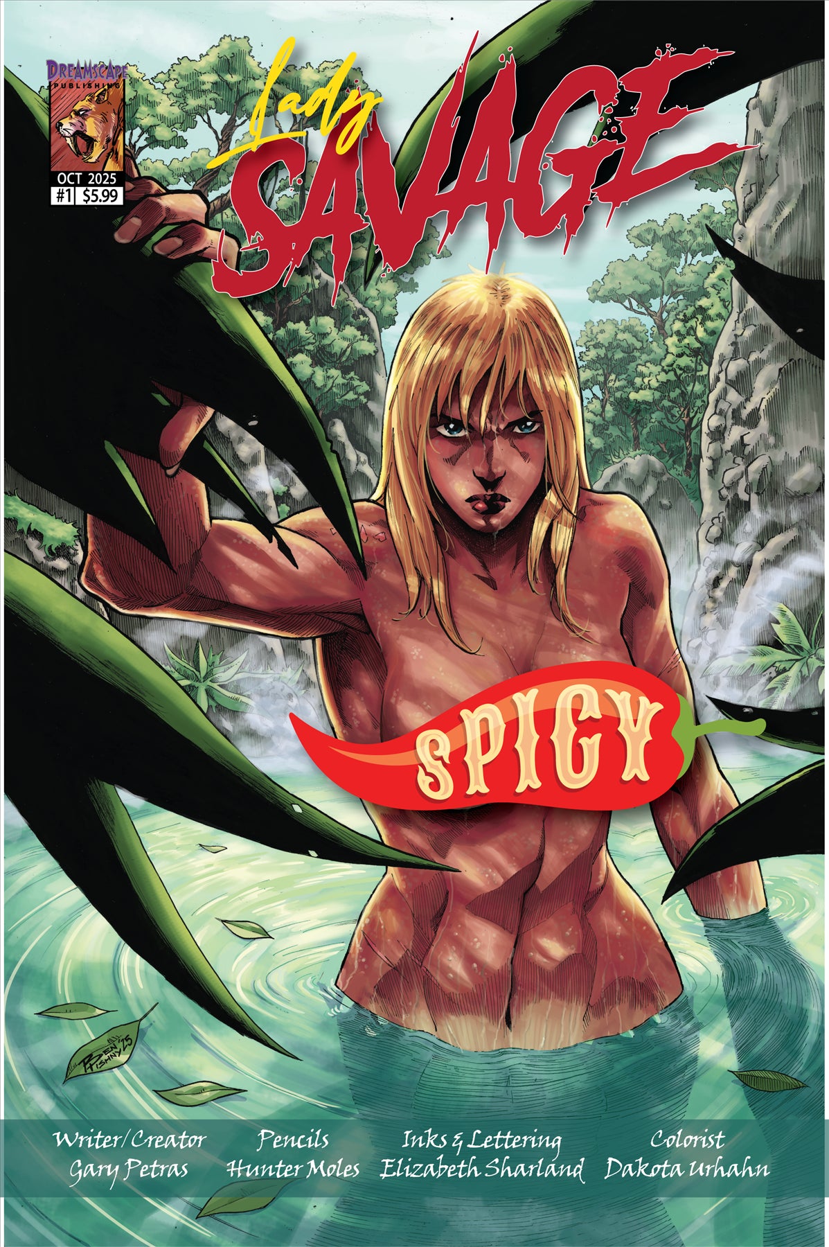 Lady Savage #1 Cover I Dreamscape Publishing Comic Book