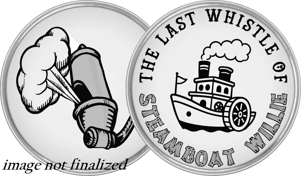 The Last Whistle of Steamboat Willie Challenge Coin