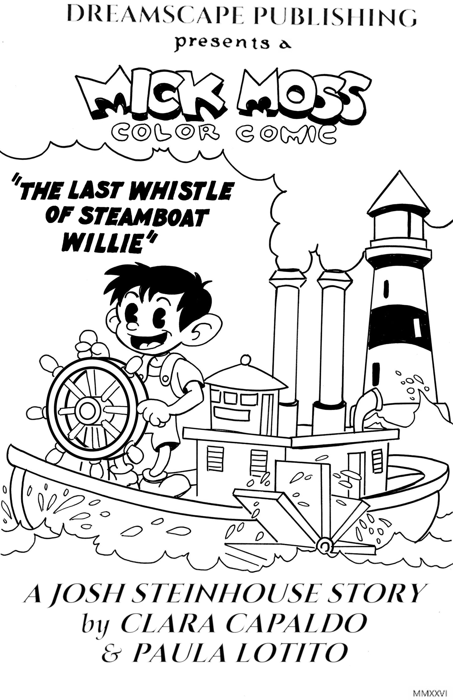 The Last Whistle of Steamboat Willie Issue #1 Comic by Joshua Steinhouse