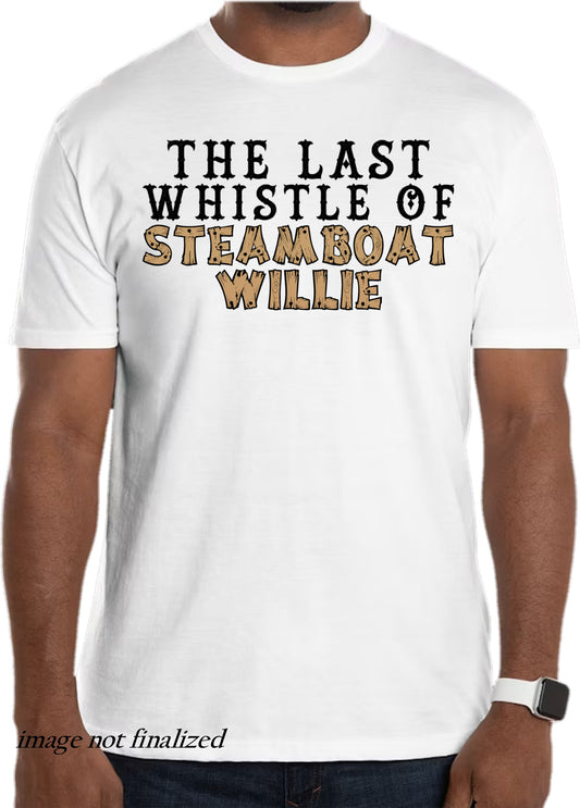 The Last Whistle of Steamboat Willie Graphic Tee