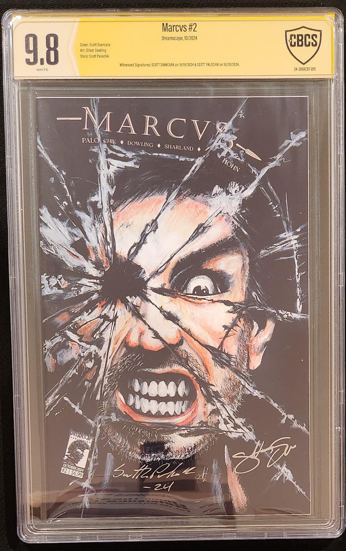 CBCS MARCVS #2 Cover A Dreamscape Publishing  9.8 Graded Comic Book